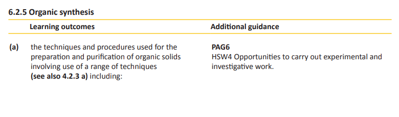 Specification reference