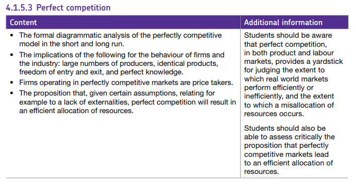 Specification reference