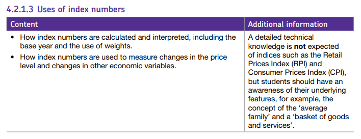 Specification reference