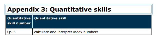 Specification reference