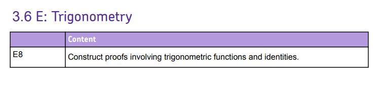 Specification reference