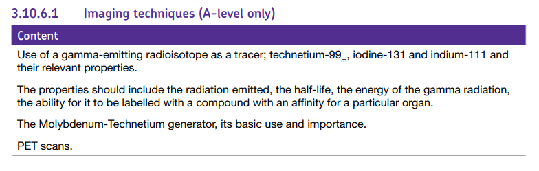 Specification reference