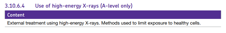 Specification reference