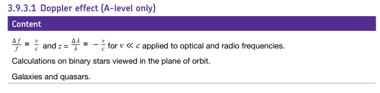 Specification reference
