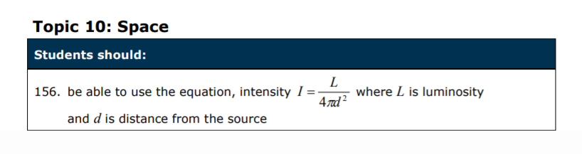 Specification reference