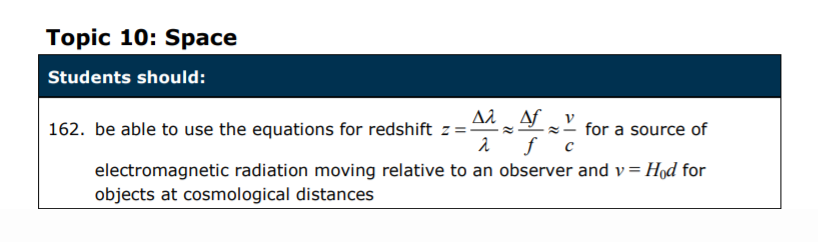 Specification reference