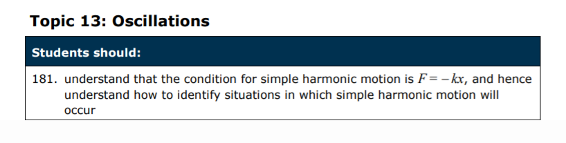 Specification reference