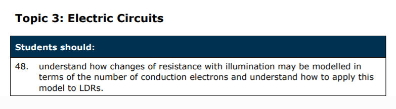 Specification reference
