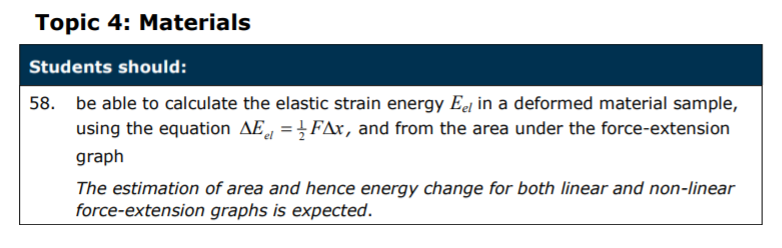 Specification reference