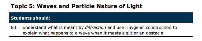 Specification reference