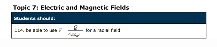 Specification reference