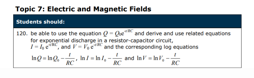 Specification reference