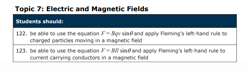 Specification reference