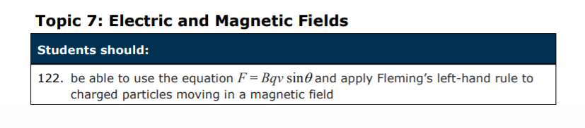 Specification reference