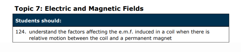 Specification reference
