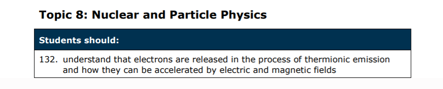 Specification reference