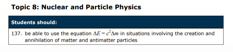 Specification reference