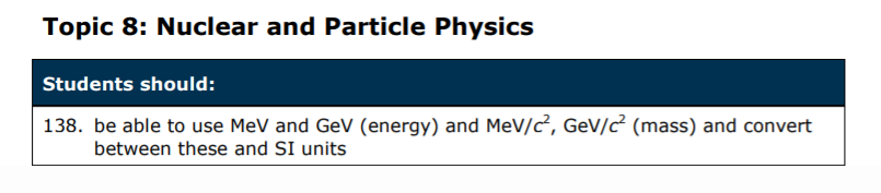 Specification reference