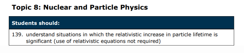 Specification reference