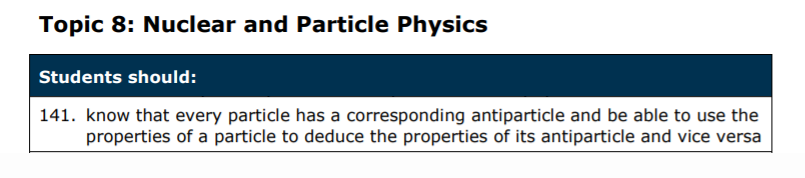 Specification reference