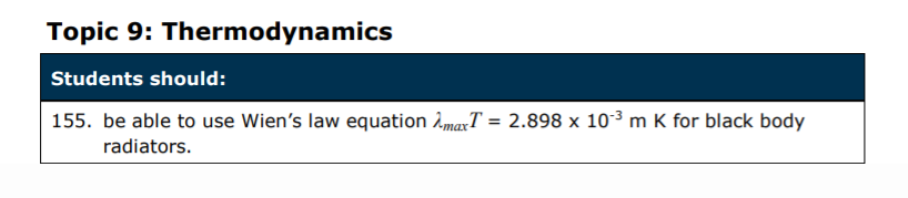 Specification reference