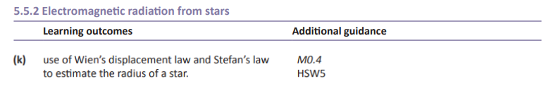 Specification reference