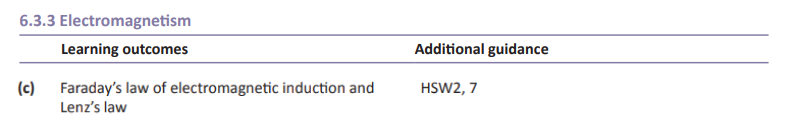 Specification reference