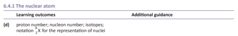 Specification reference