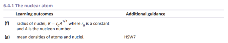 Specification reference