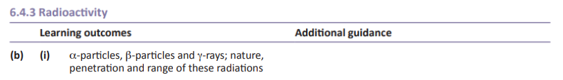 Specification reference