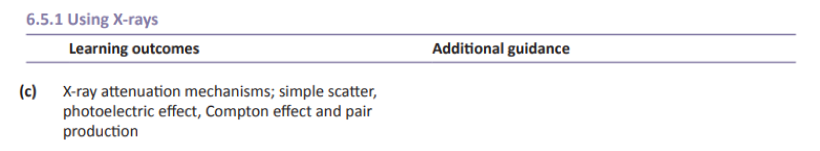 Specification reference