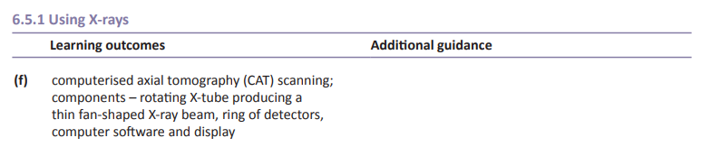 Specification reference
