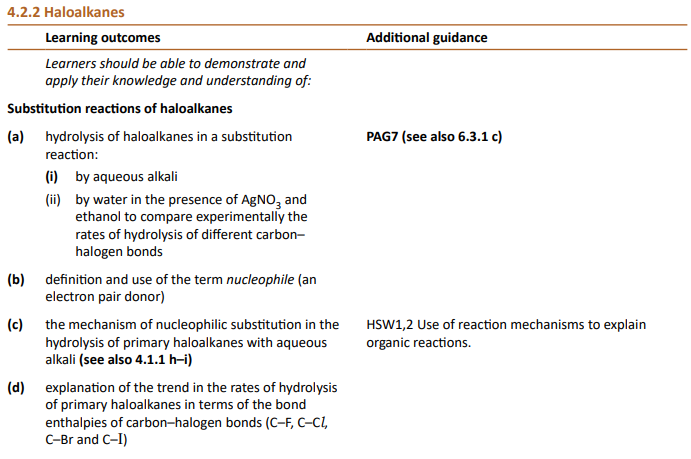 Specification reference