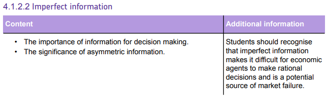 Specification reference